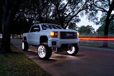 Oracle LED Illuminated Wheel Rings - Double LED - White - 4228-001