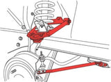 SPC Performance 67-73 Ford Mustang 1st Gen Adjustable Upper Control Arm & Caster Rod - 94219