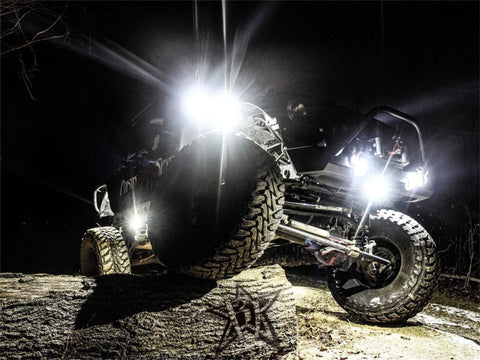 Rigid Industries Rock Light Kit- Amber (6 lights) - 400293