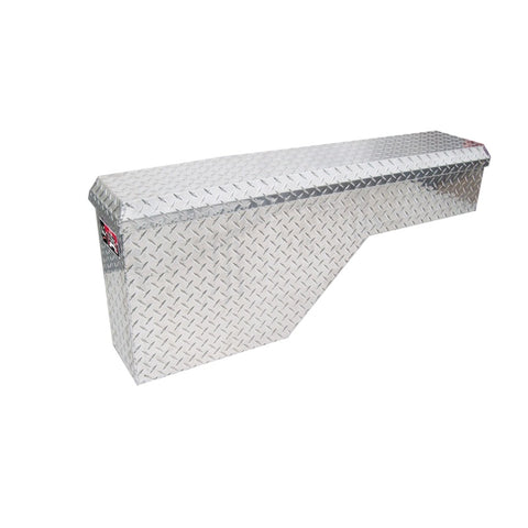 Westin/Brute Pork Chop Tool Box Pass Side 46in - Aluminum - 80-RB161
