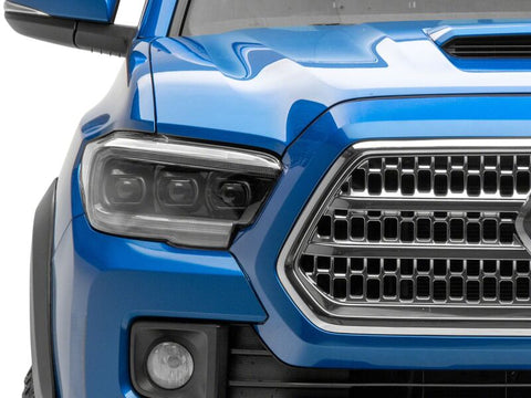 Raxiom 16-23 Toyota Tacoma CXR Series V2 LED Projector Headlights- Black Housing- Clear Lens - TT44175
