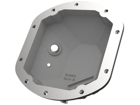aFe 97-18 Jeep Wrangler TJ/JK Dana 30 Street Series Diff Cover w/ Machined Fins & Gear Oil - Black - 46-71131B