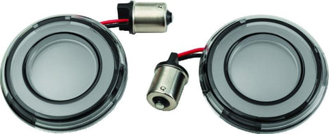 Kuryakyn Tracer L.E.D. Rear Turn Signal Insert, Red Light/Smoke Lens 1156 - 2907