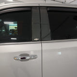 Putco 14-18 Chevy Silverado LD - Fits Double Cab/Crew Cab - 4pcs Black Platinum Pillar Posts - 402669BPGM-1