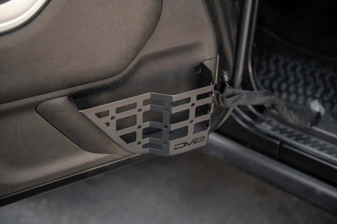 DV8 Offroad 11-18 Jeep Wrangler JK Front Door Pocket Molle Panels - MPJK-05