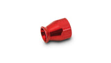Vibrant -10AN Hose End Socket for PTFE Hose Ends - Red - 28960R