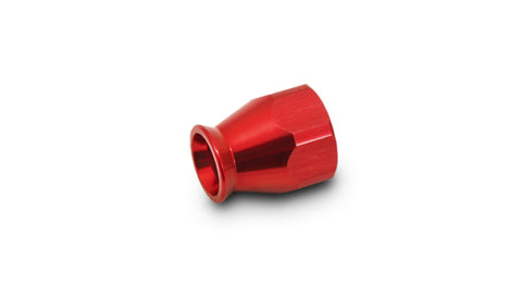Vibrant -8AN Hose End Socket for PTFE Hose Ends - Red - 28958R
