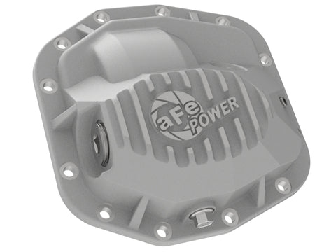 aFe Street Series Front Differential Cover Raw 2018+ Jeep Wrangler (JL) V6 3.6L (Dana M186) - 46-71010A