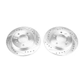 Power Stop 17-19 Hyundai Ioniq Rear Evolution Drilled & Slotted Rotors - Pair - JBR1761XPR