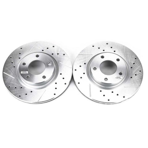 Power Stop 04-13 Mazda 3 Front Evolution Drilled & Slotted Rotors - Pair - JBR1115XPR