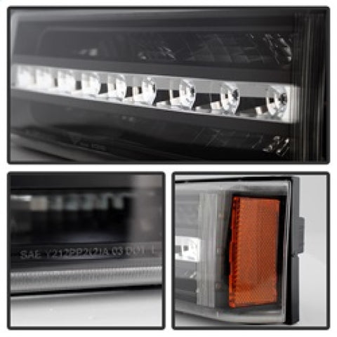 xTune Chevy Silverado 03-06 / Avalanche 02-06 LED Bumper Lights Black CBL-JH-CS03-LED-BK - 9027482