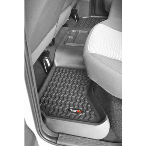 Rugged Ridge Floor Liner Rear Black 2002-2018 Dodge Ram 1500 Quad Cab - 82953.10