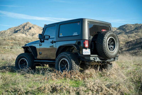 DV8 Offroad 07-18 Jeep Warngler JK Full-Width Rear Bumper - RBJK-13