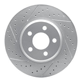R1 07-12 Mazda Cx-7 Front Left Drilled & Slotted Geo-Carbon Rotor - 830-80066L