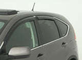 AVS 12-16 Honda CR-V Ventvisor Outside Mount Window Deflectors 4pc - Smoke - 94485