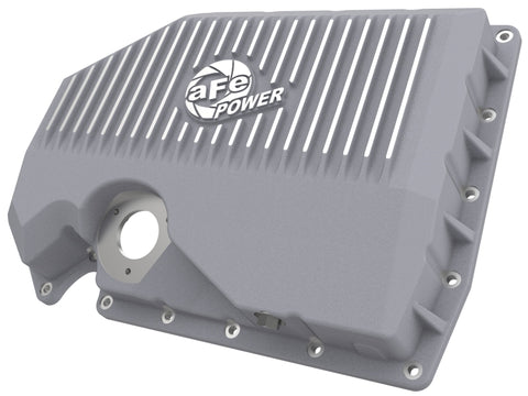 aFe 05-19 VW 1.8L/2.0L w/ Oil Sensor Engine Oil Pan Raw POWER Street Series w/ Machined Fins - 46-71210A
