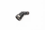 Radium 16mm SAE Female to 45deg 5/8in Barb - 14-0628