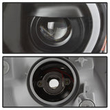 xTune Toyota Tacoma 12-15 Headlights - Light Bar DRL - Black PRO-JH-TTA12-LBDRL-BK - 9037542