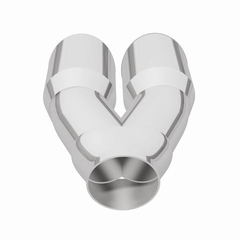 MagnaFlow Double Wall 3in Dual Round Polished Tip 2.25in Inlet - 35226