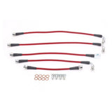 Power Stop 04-07 Cadillac CTS Front & Rear SS Braided Brake Hose Kit - BH00051