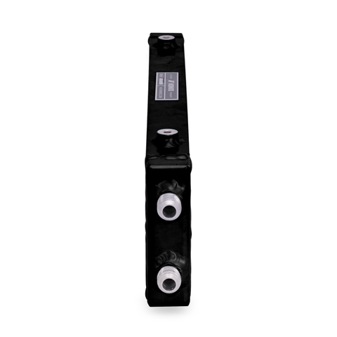Mishimoto Universal Large Bar and Plate Dual Pass Black Oil Cooler - MMOC-DP-LBK