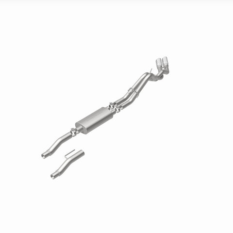 MagnaFlow 11 Ford F-150 3.7L/5.0L/6.2L SS Catback Exhaust Dual Same Side Exit w/ 3.5in SS Tips - 15461