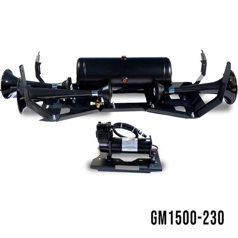 Kleinn 07-13 Chevrolet Silverado/ Sierra Onboard Air System w/ Model 230 Horns - GM1500-230