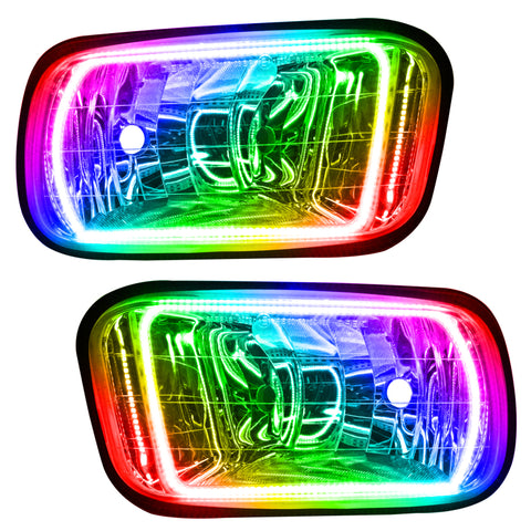 Oracle Dodge Ram 09-13 LED Fog Halo Kit - ColorSHIFT - 1165-333