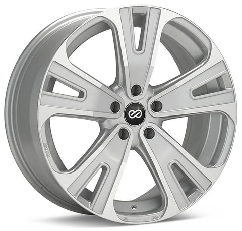 Enkei Universal SVX Truck & SUV 20x8.5 +40mm Offset 5x120 Bolt 72.6mm Bore Silver Machined Wheel - 475-285-1240SM