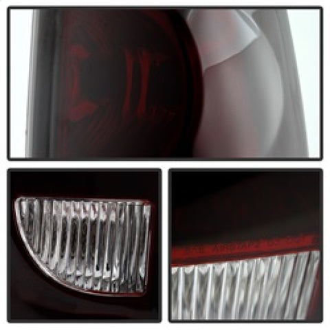 xTune Chevy Silverado 1500-2500-3500 03-06 OEM Style Tail Lights Red Smoked ALT-JH-CS03-OE-RSM - 9026355
