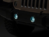 Raxiom 07-18 Jeep Wrangler JK Axial Series 4-In LED Fog Lights w/ RGB Halo - J143371