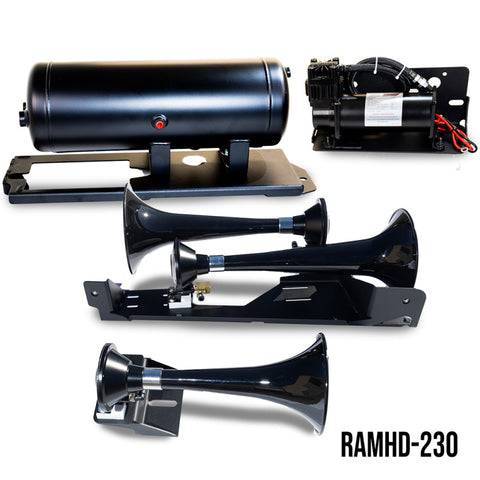 Kleinn 14-26 Dodge Ram 2500/ 3500 Onboard Air System w/ Model 230 Horns - RAMHD-230