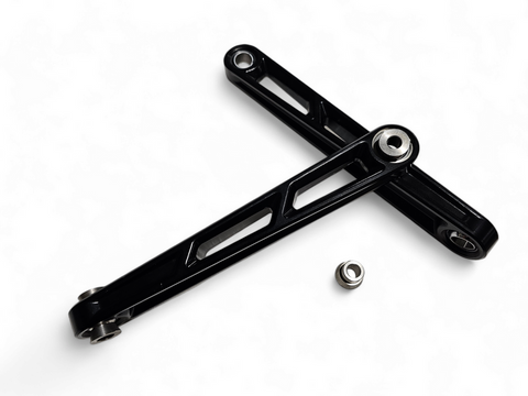Elektric Offroad 2022+ Polaris Rzr Pro R Turbo R Volt Billet Front Sway Bar Links Anodized Black - SBL610022