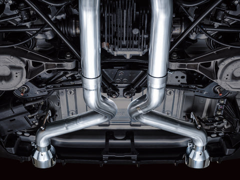 AWE Tuning 2023 Nissan Z RZ34 RWD Track Edition Cat-Back Exhaust System w/ Chrome Silver Tips - 3020-32400