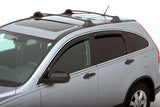 AVS 07-11 Honda CR-V Ventvisor In-Channel Front & Rear Window Deflectors 4pc - Smoke - 194655