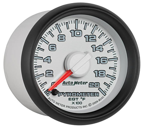 Autometer Factory Match 52.4mm Advanced Digital Stepper Motor 0-2000 Deg F Pyrometer - 8545