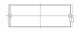 ACL Toyota/Lexus 2JZGE/2JZGTE 3.0L 0.025 Oversized High Performance Main Bearing Set - 7M8103H-.025