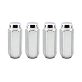 McGard Hex Lug Nut (Cone Seat / Duplex) M14X2.0 / 13/16 Hex / 2.25in. Length (4-Pack) - Chrome - 64020