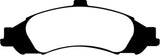 EBC 03-04 Pontiac GTO 5.7 (Solid Rear Rotors) Ultimax2 Front Brake Pads - UD1043