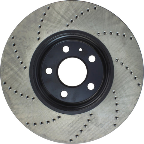StopTech 08-11 Audi A5 Quattro / 09-12 Audi A4 Quattro Sport Cryo Drilled Left Front Rotor - 128.33123CL
