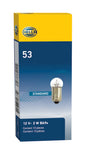 Hella Bulb 53 12V 2W 1CP BA9s G3.5 - 53