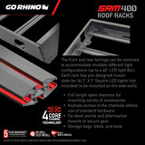 Go Rhino SRM 400 Roof Rack - 68in - 5934068T