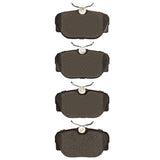DFC 83-04 Saab 9000 Front/Rear 4000 Hybridynamic Brake Pads - 4000-0493-00