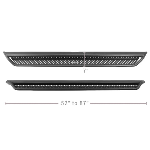 Go Rhino Dominator Extreme D1 Side Steps - Tex Blk - 73in - D10073T