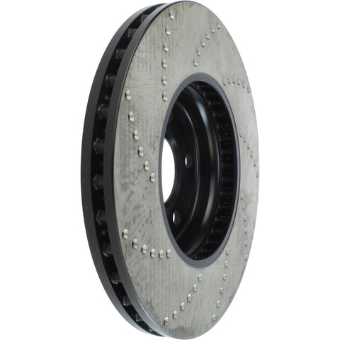 StopTech 08-11 Audi A5 Quattro / 09-12 Audi A4 Quattro Sport Cryo Drilled Left Front Rotor - 128.33123CL