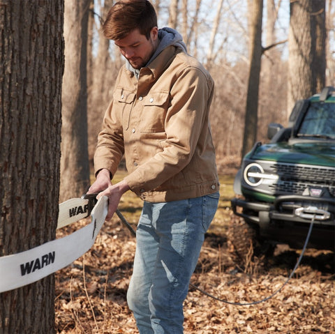 Ford Racing 2021 Ford Bronco WARN Winch Kit - M-1821-B