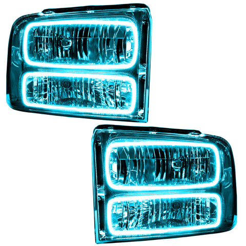 Oracle 05-07 Ford F-250/350 SMD HL - Chrome - ColorSHIFT w/o Controller - 7160-334