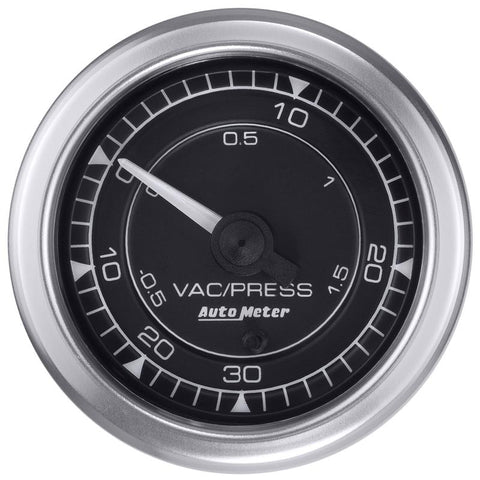 Autometer Chrono 2-1/16in 30PSI Pressure Gauge - 8164
