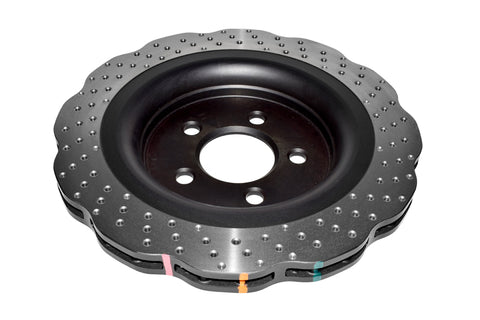 DBA 15-20 Ford Mustang (w/GT Performance Package) Rear 4000 Series Drilled Wavy Rotor - DBA42165WXD