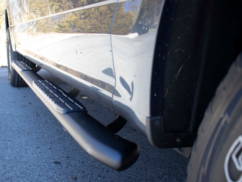 Fishbone Offroad 15-22 Ford F150 Extended Cab Oval Side Steps - Black Textured - FB21378
